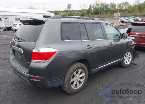 2012 Toyota Highlander Se V6 from USA, damaged, VIN 5TDBK3EH7CS107972